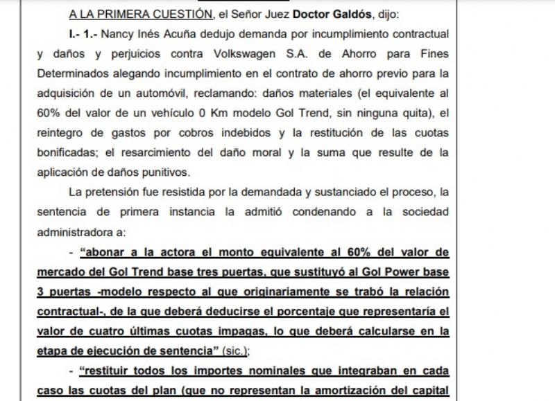 Jueces de Azul ordenan a la administradora a “pagar la suma de $ 300.000 en concepto de daño moral” y “a pagar la suma de $ 4.000.000 por daños punitivos”.
